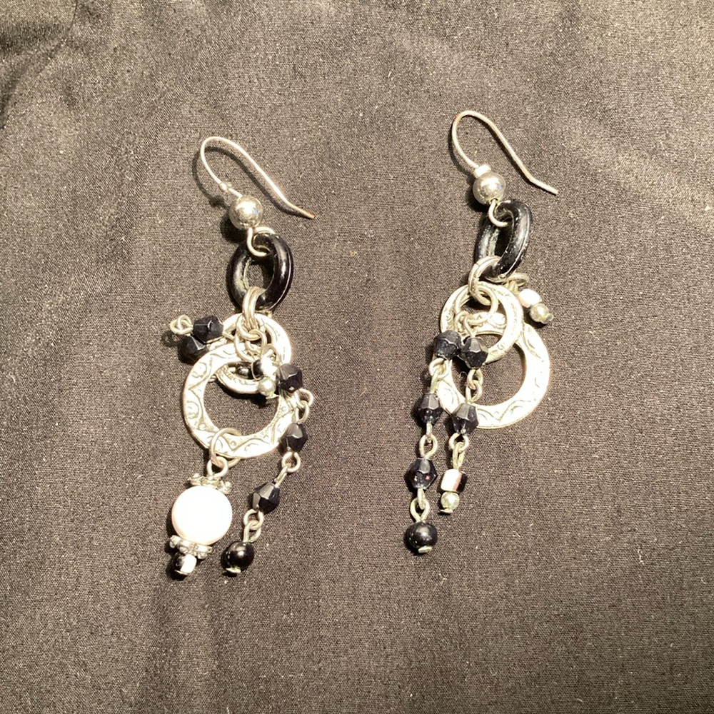 Asymmetrical Monochromatic Earrings